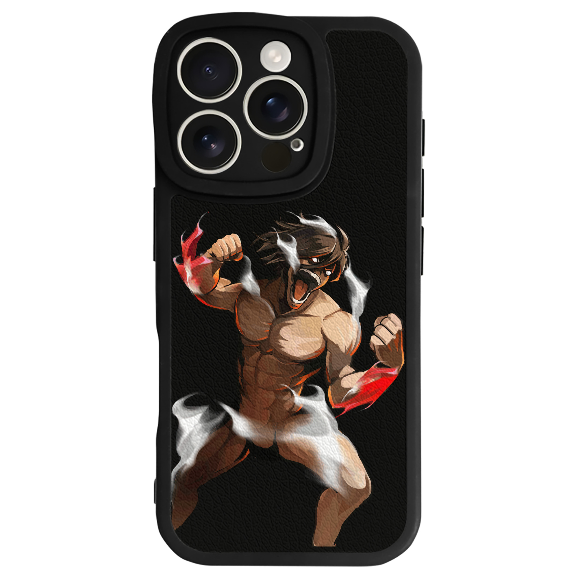 （画像用） 進撃の巨人 Attack on Titan 【iPhone 16シリーズ対応】シリコンスマホケース（レザー調） 材質：シリコン